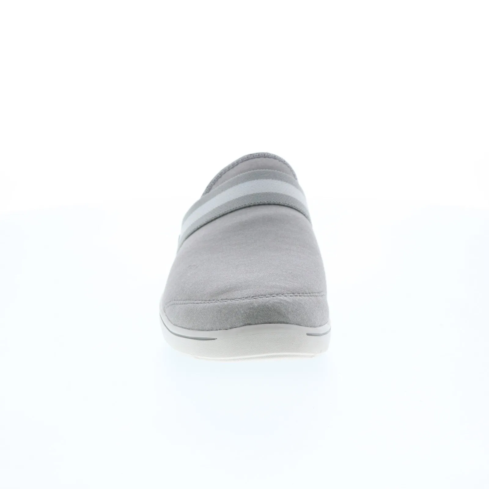Skechers Arch Fit Lounge Comfy 175135 Womens Gray Canvas Slippers Clogs Shoes