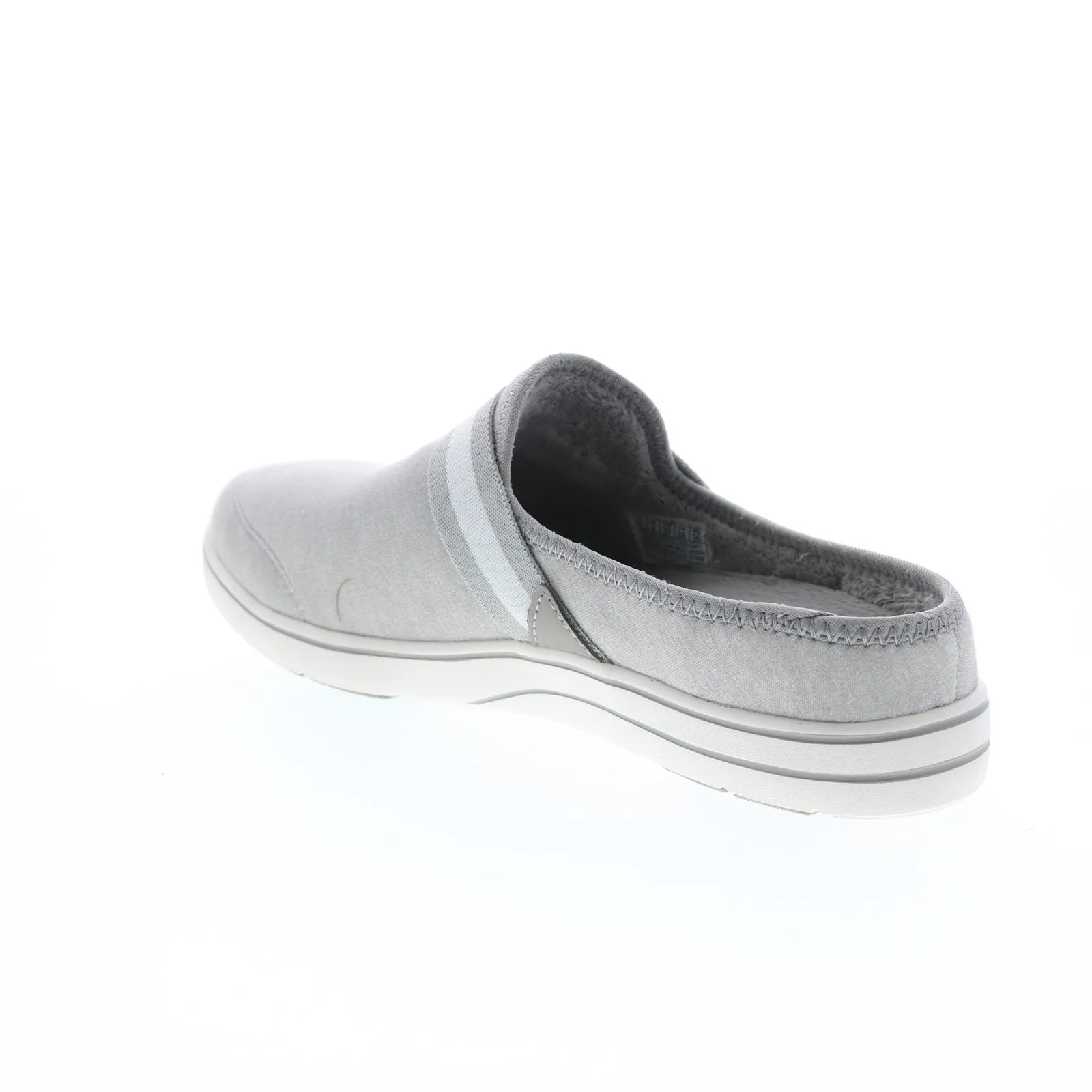 Skechers Arch Fit Lounge Comfy 175135 Womens Gray Canvas Slippers Clogs Shoes