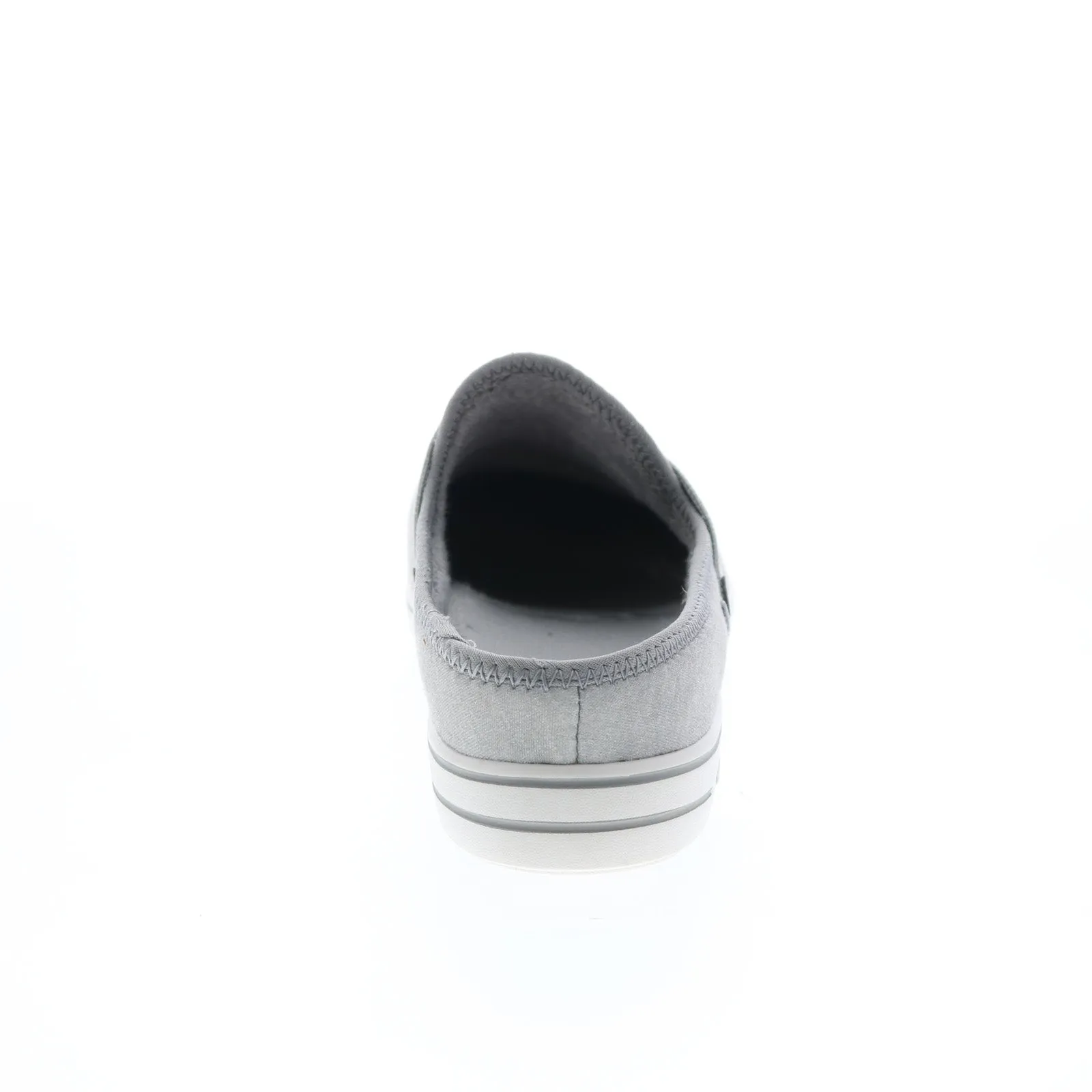 Skechers Arch Fit Lounge Comfy 175135 Womens Gray Canvas Slippers Clogs Shoes