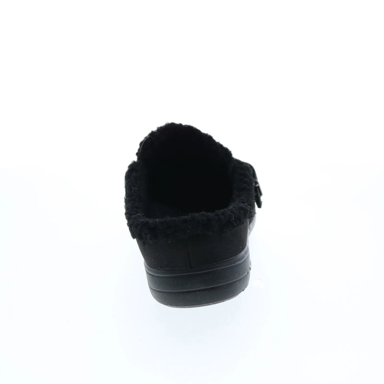 Skechers Arch Fit Lounge Laid Back Womens Black Canvas Slippers Clogs Shoes