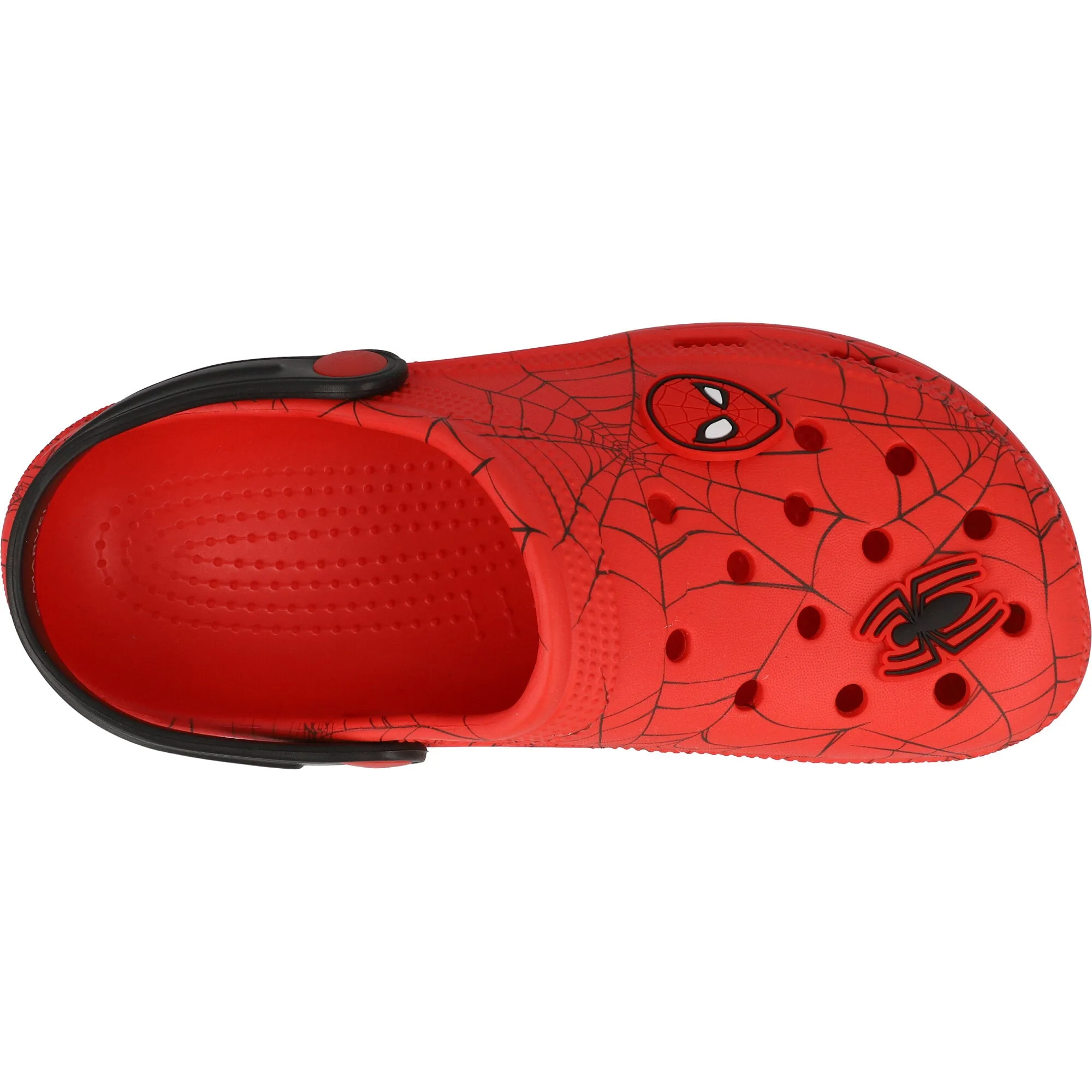 Spider-Man Red Clogs with Spider Web Print for Kids