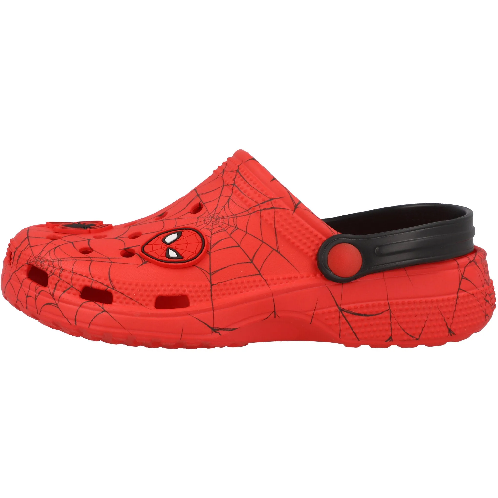 Spider-Man Red Clogs with Spider Web Print for Kids