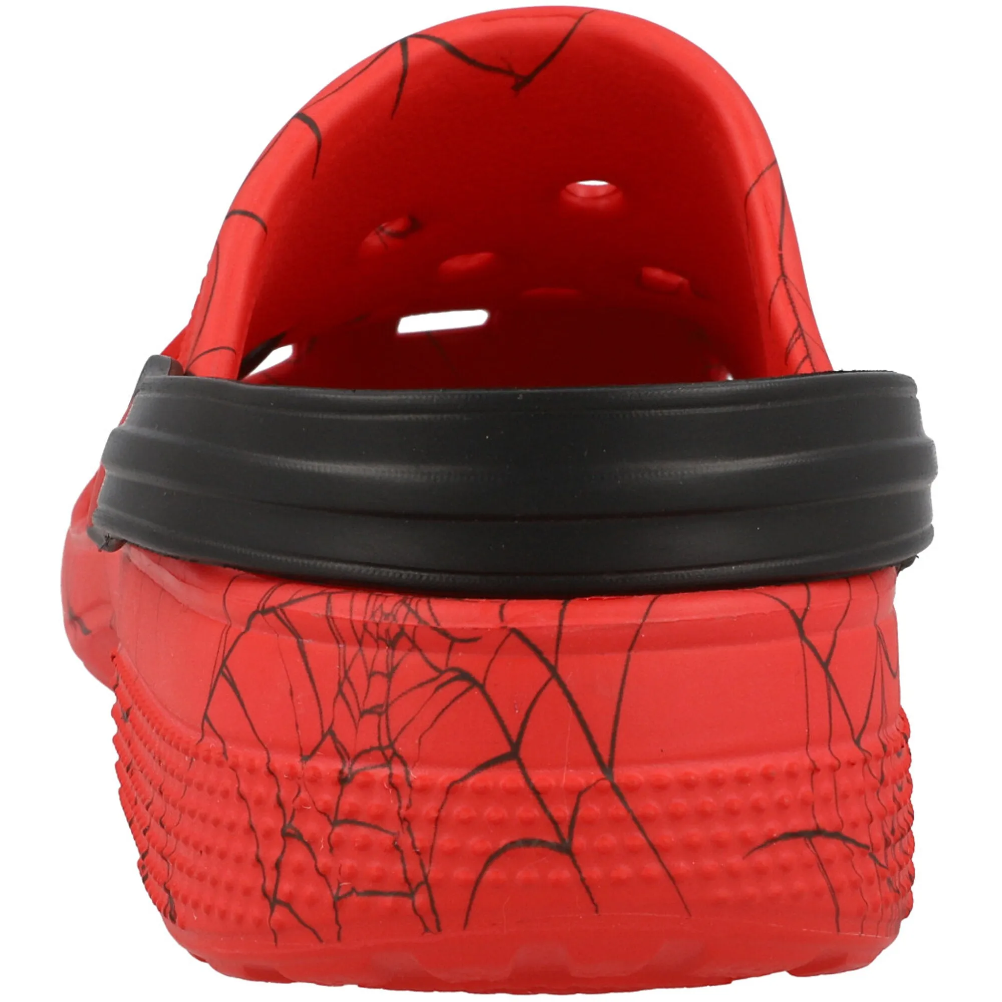 Spider-Man Red Clogs with Spider Web Print for Kids