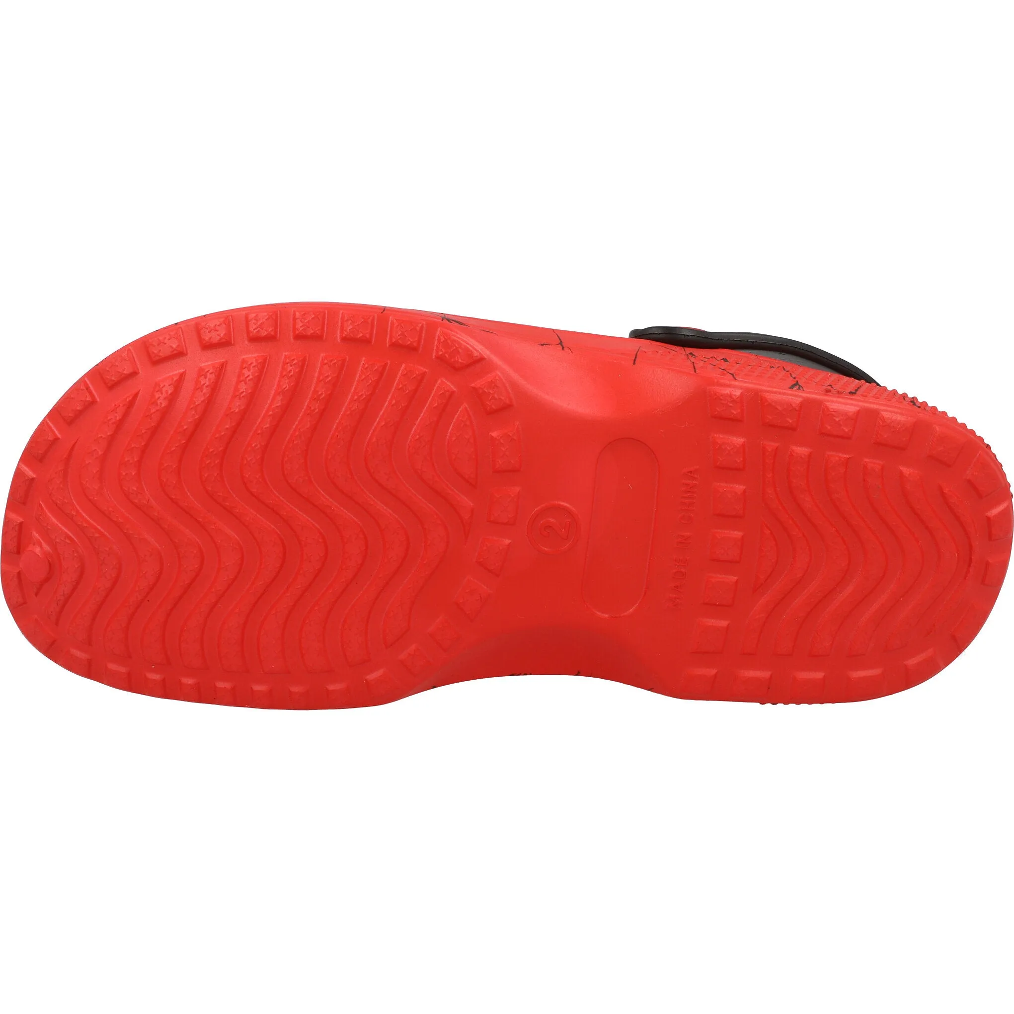 Spider-Man Red Clogs with Spider Web Print for Kids