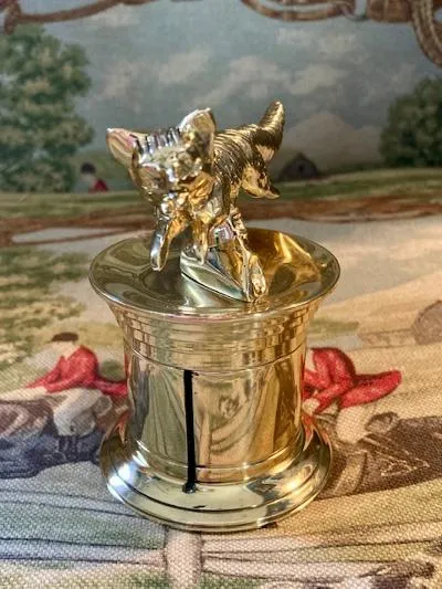 Stamp Dispenser or Office Objet d'art New and Solid Brass