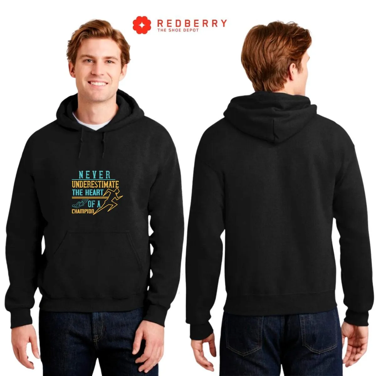 Sudadera Hombre  Hoodie Running Correr Maratón 021