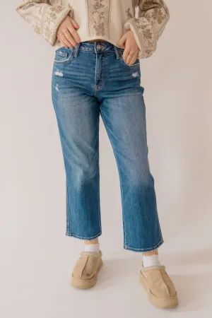 Sullivan High Rise Crop Straight Jeans