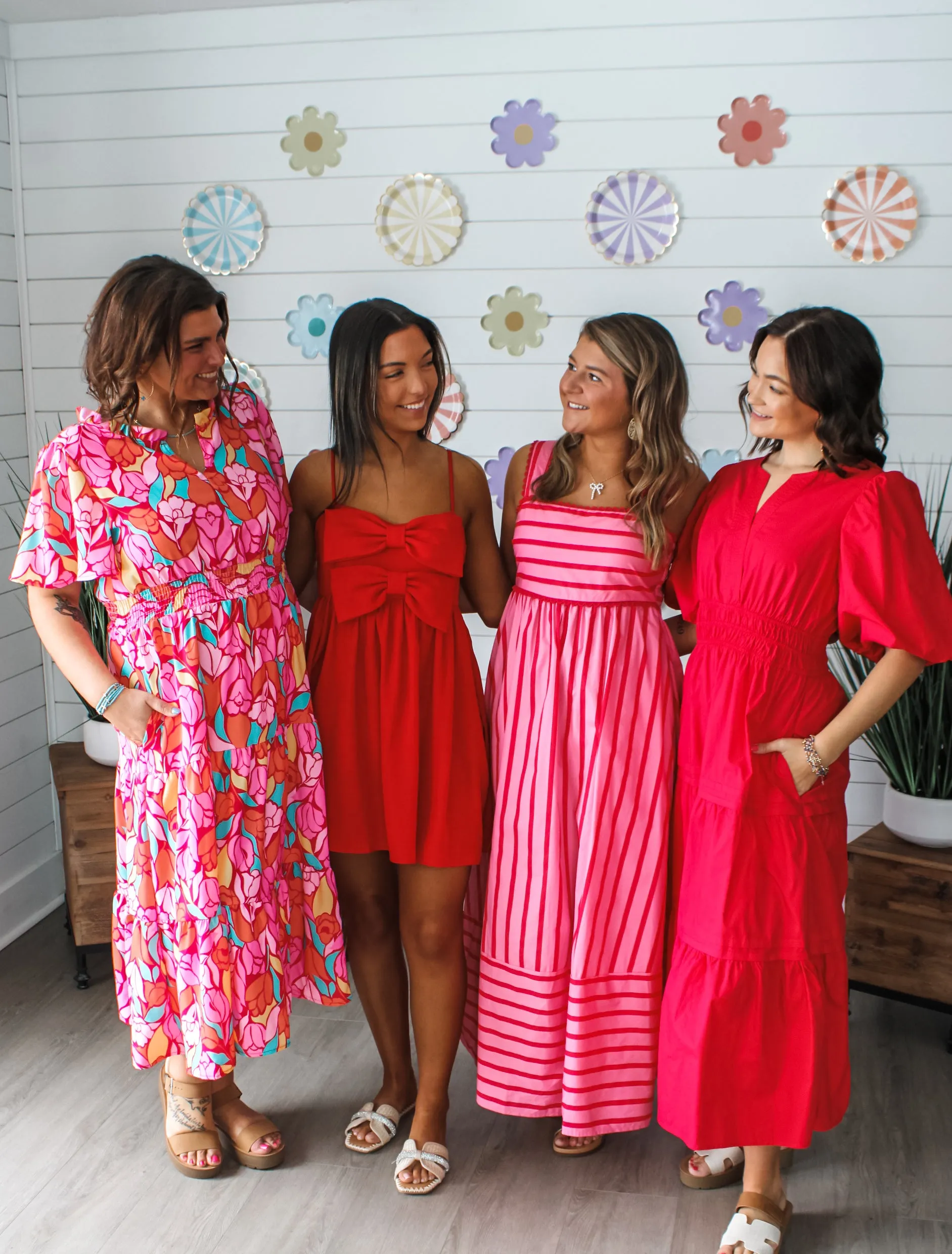 Sunshine & Stripes Maxi • Pink/Red