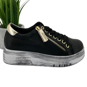 Tatter Sneaker | Black/Gold | RS3