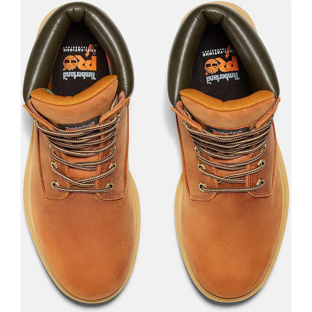 Timberland Pro Men's Direct Attach 6" Soft Toe Waterproof Work Boot- Brown- TB1A262R214