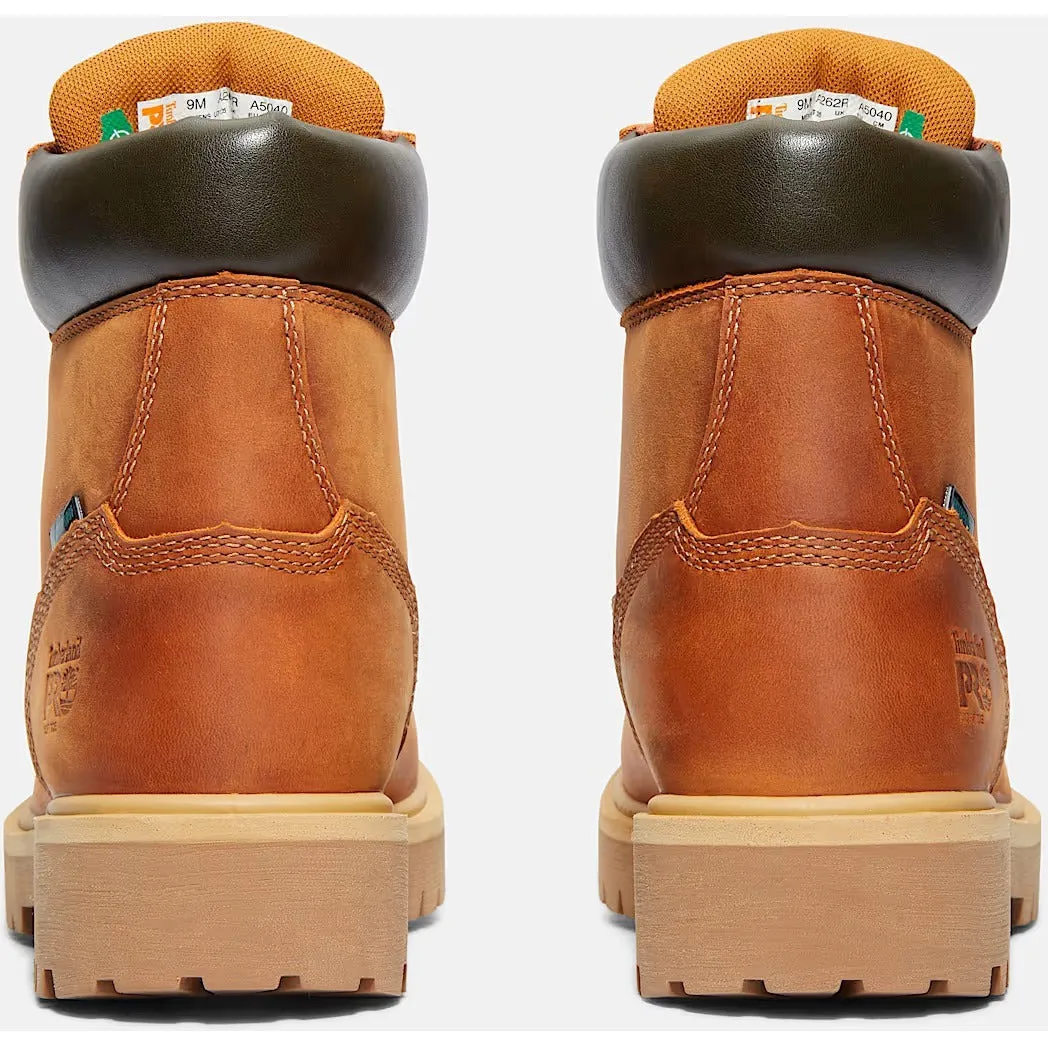 Timberland Pro Men's Direct Attach 6" Soft Toe Waterproof Work Boot- Brown- TB1A262R214