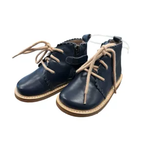 Tiny Toes Nation Girl's Navy Boots Size 4