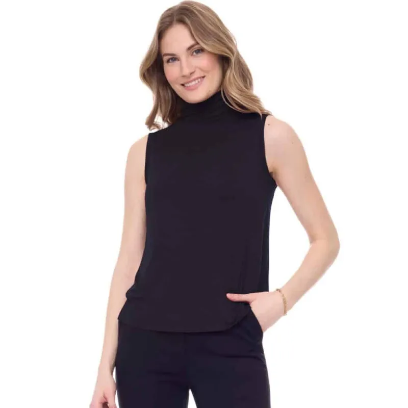 Tyler Madison Kali Sleeveless Turtleneck Top
