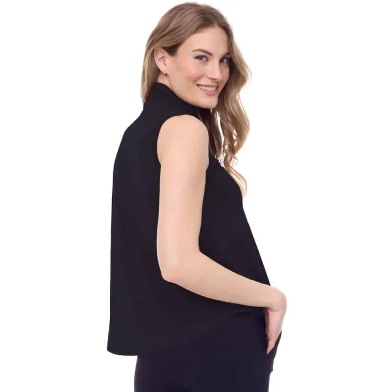 Tyler Madison Kali Sleeveless Turtleneck Top