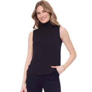 Tyler Madison Kali Sleeveless Turtleneck Top