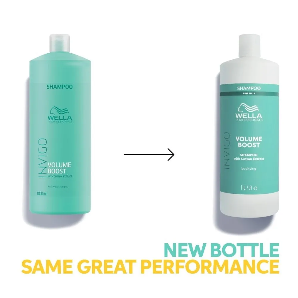 Wella Invigo Aqua Volume Boost Bodifying Shampoo - 1000ml