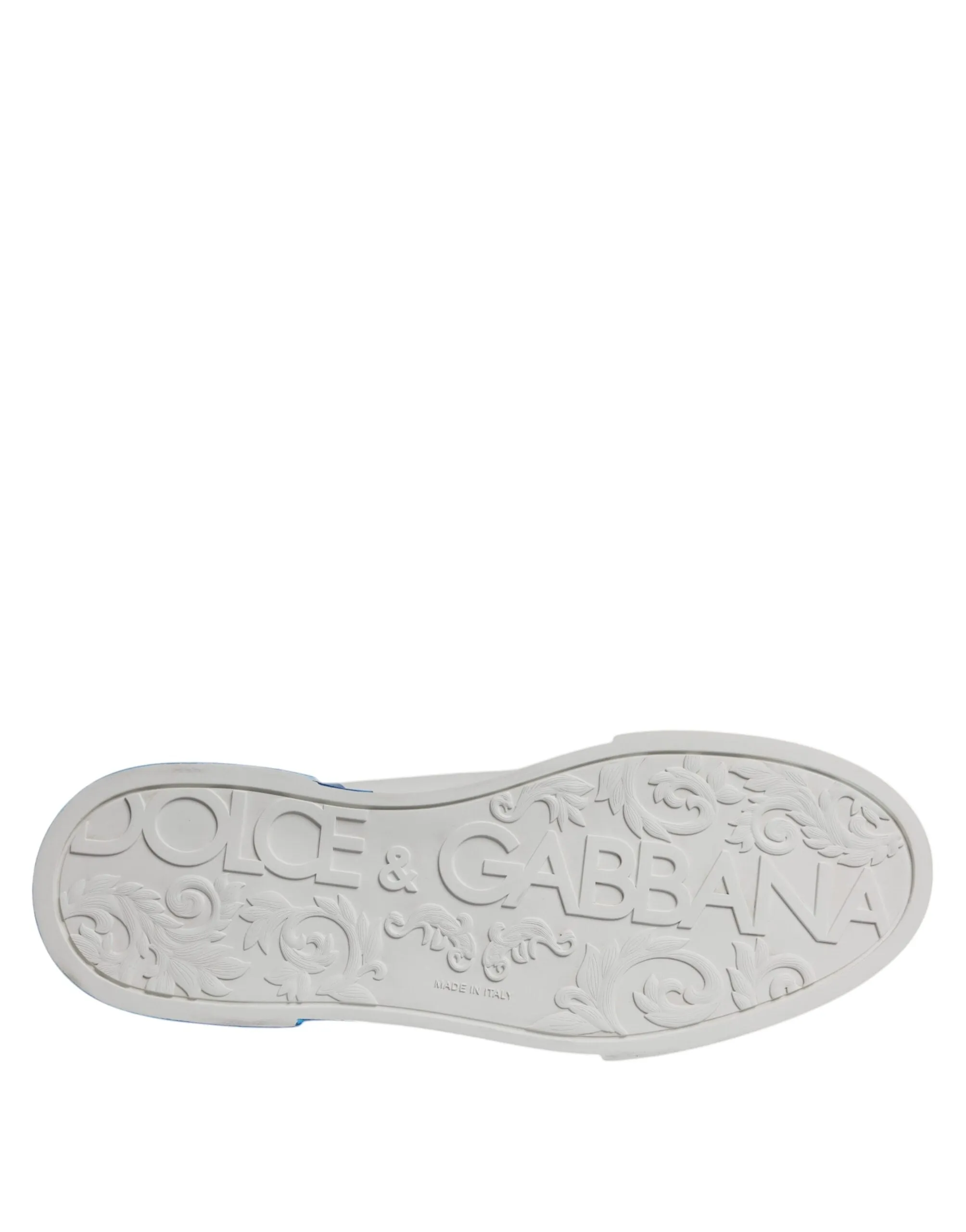 White Blue Leather Logo Low Top Sneakers Shoes