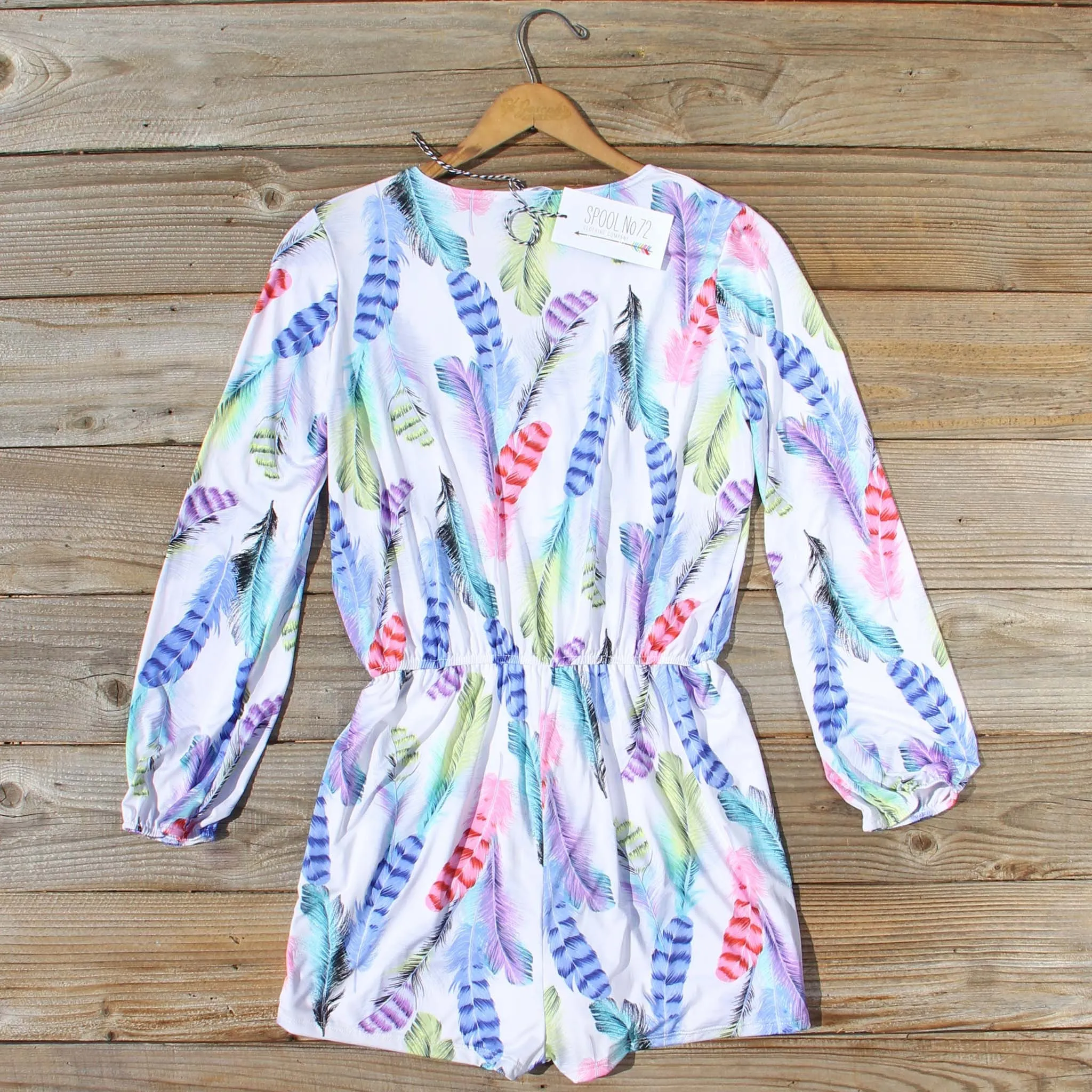 Wild Feather Romper