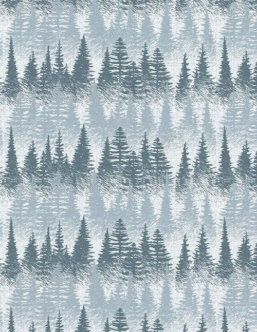 Wild Woods Lodge Gray Blue