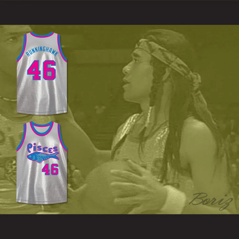 Winston Running Hawk 46 Pittsburgh Pisces Basketball Jersey The Fish That Saved Pittsburgh