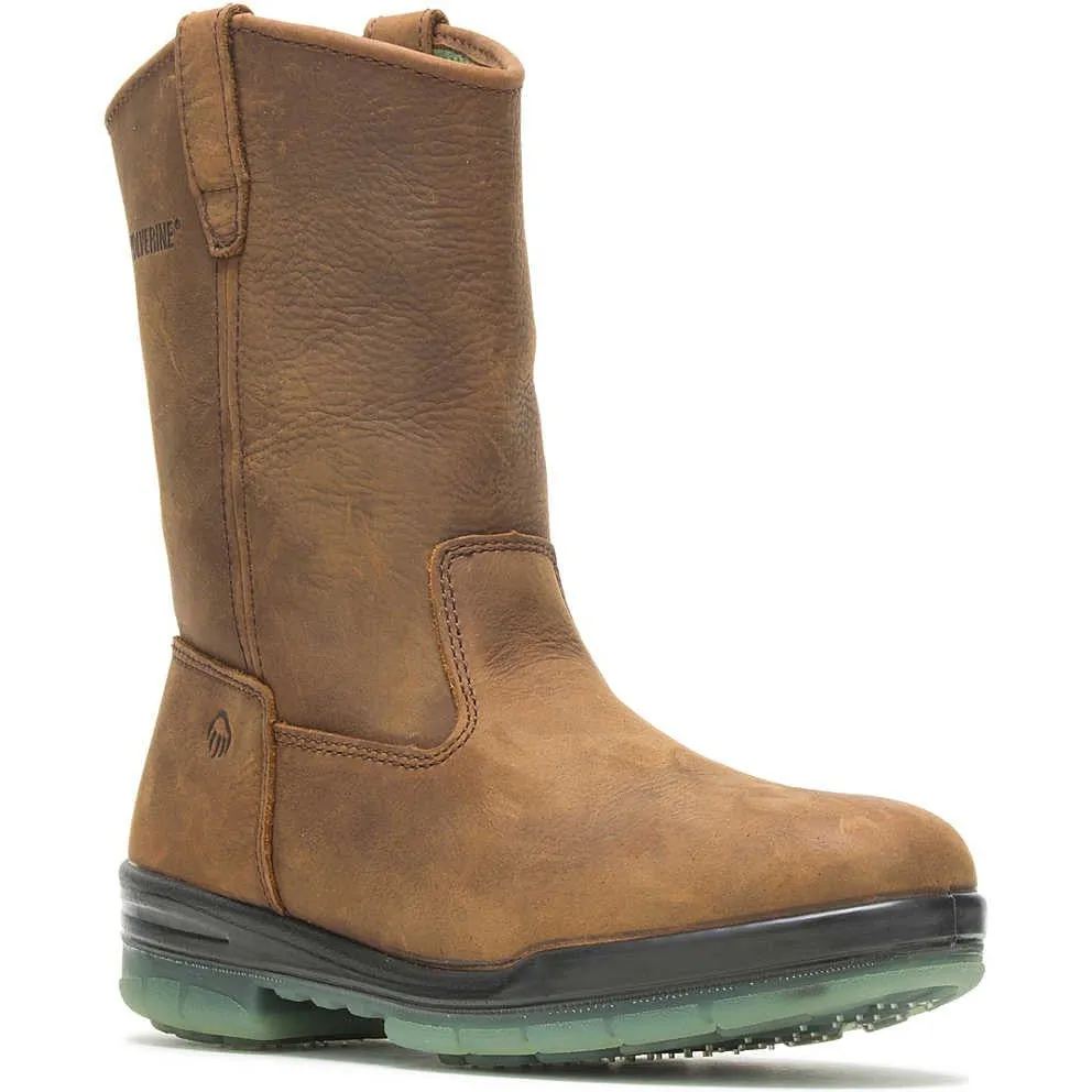 Wolverine Men's Durashocks Steel Toe WP Ins Work Boot -Stone- W03258