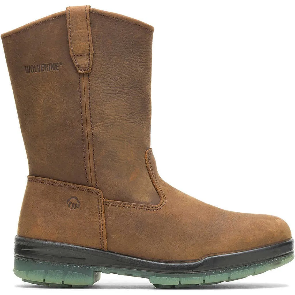 Wolverine Men's Durashocks Steel Toe WP Ins Work Boot -Stone- W03258
