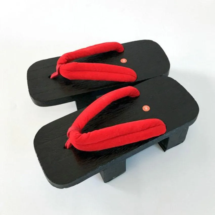 Wooden Geta Red